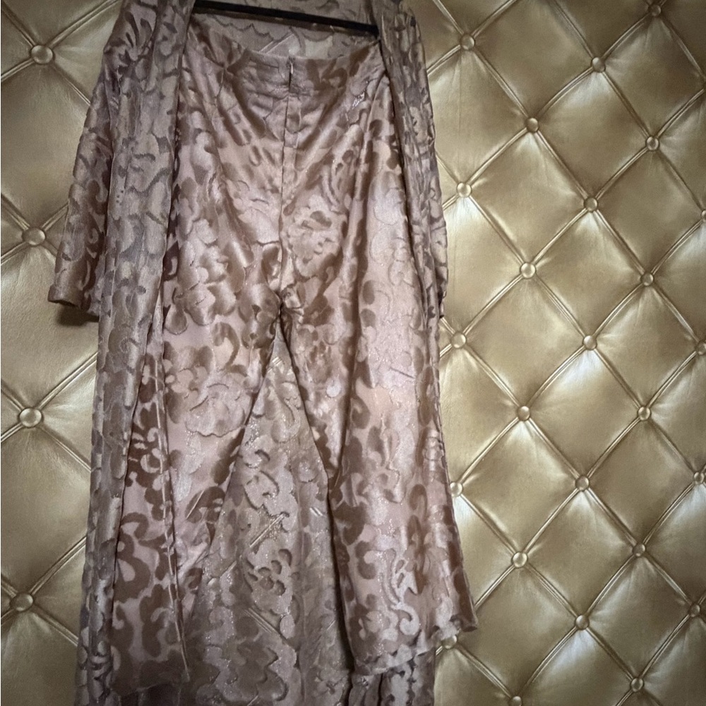 Elegant Brocade Two-Piece Set